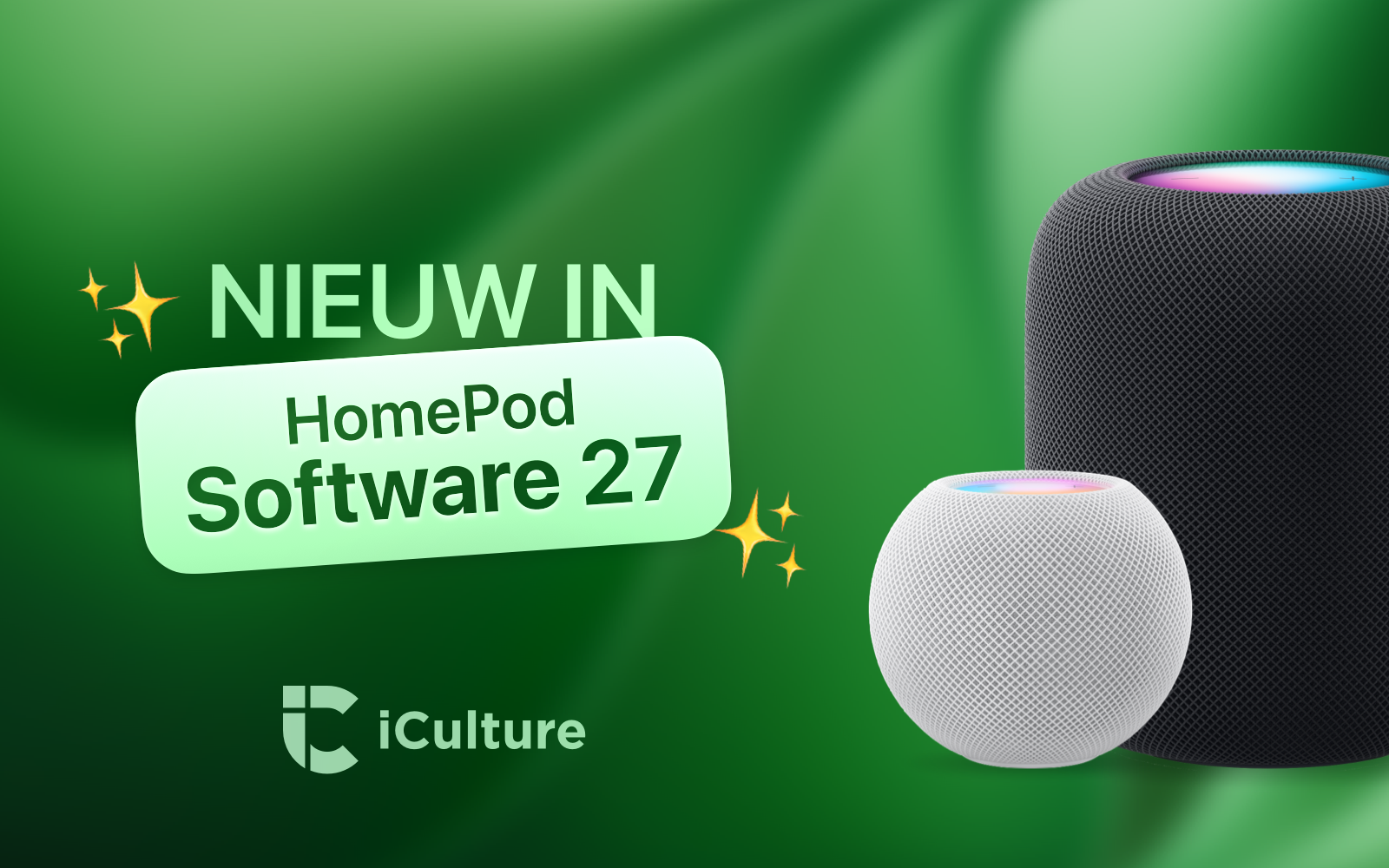 HomePod software update 27 functies
