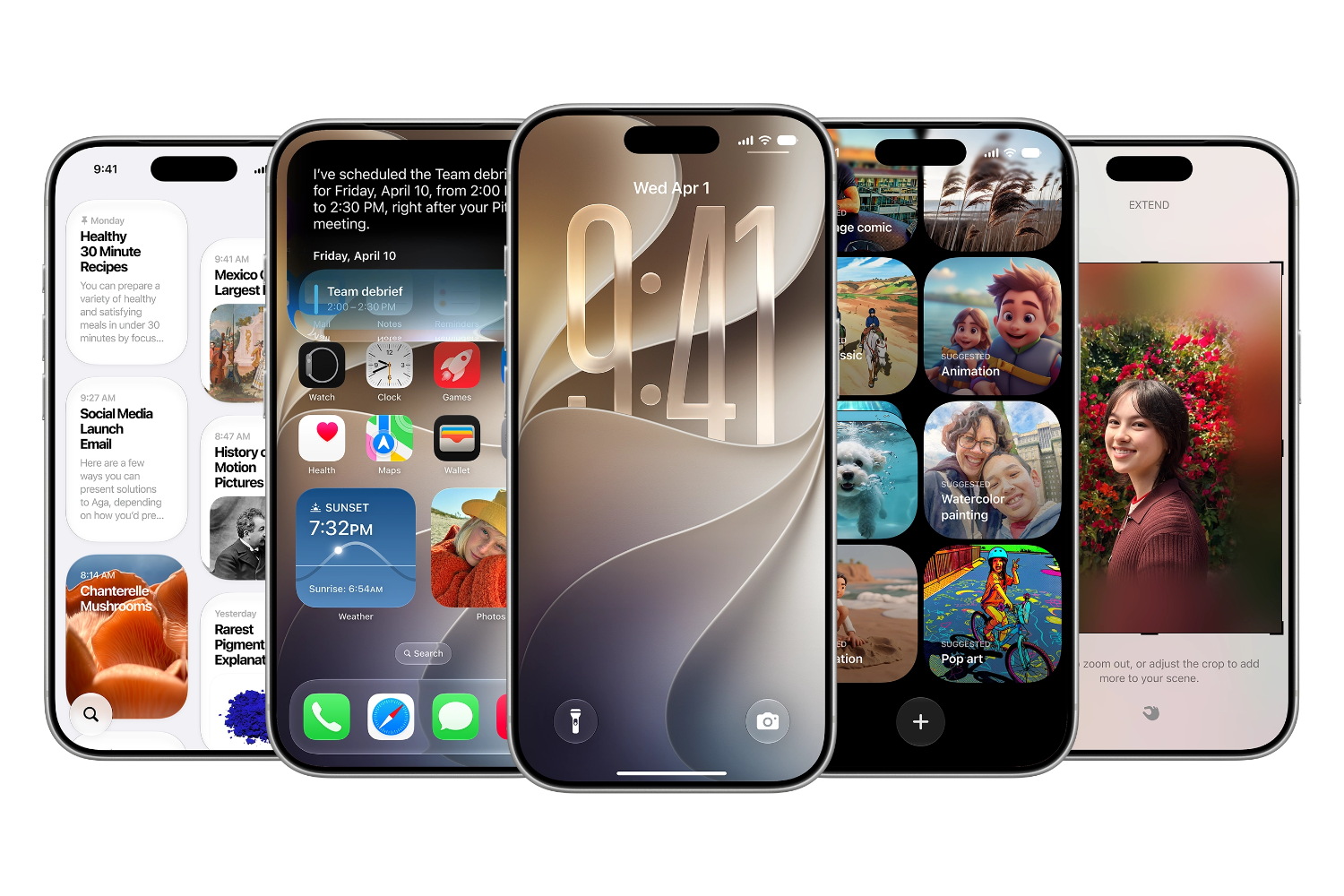 iOS 27 beta-lineup