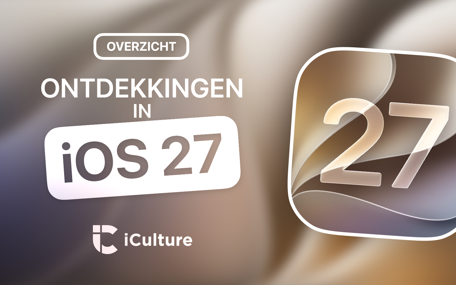 iOS 27 ontdekkingen