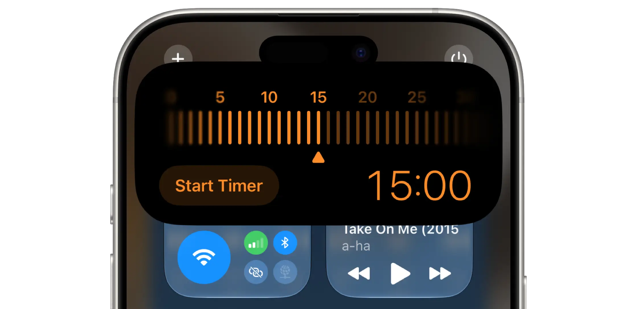 iOS 27: timer zetten in Bedieningspaneel