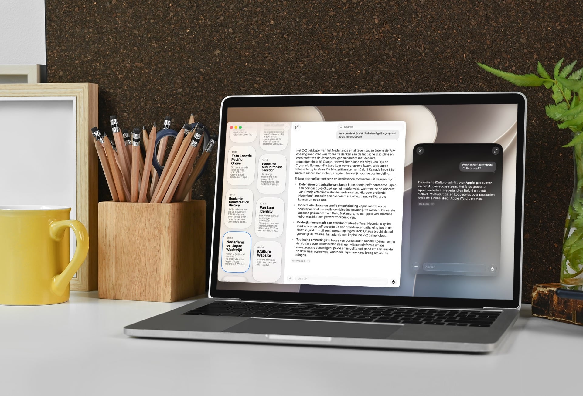 MacBook met macOS Golden Gate en Siri AI