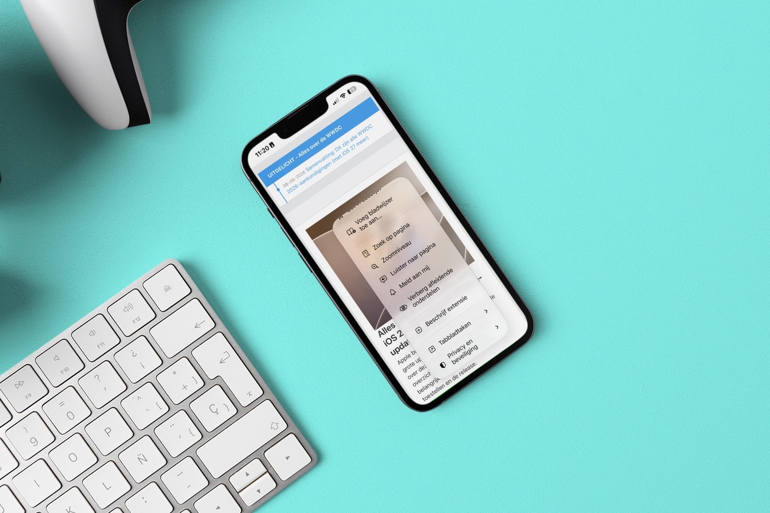 Safari: melding bij verandering op website