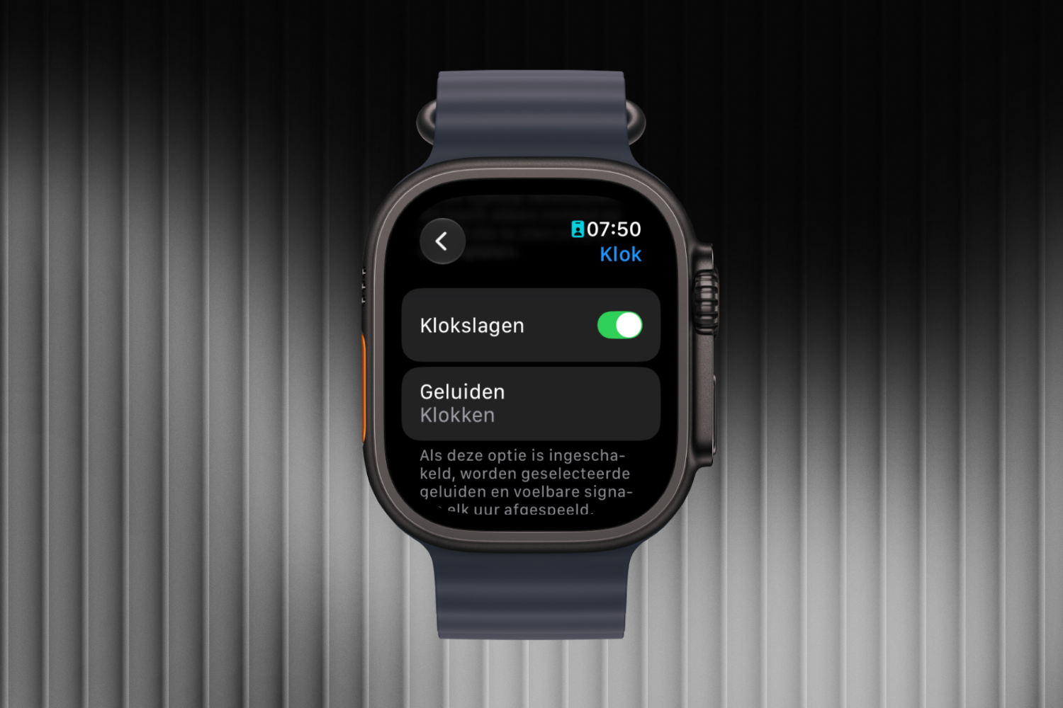 Klokslagen Apple Watch