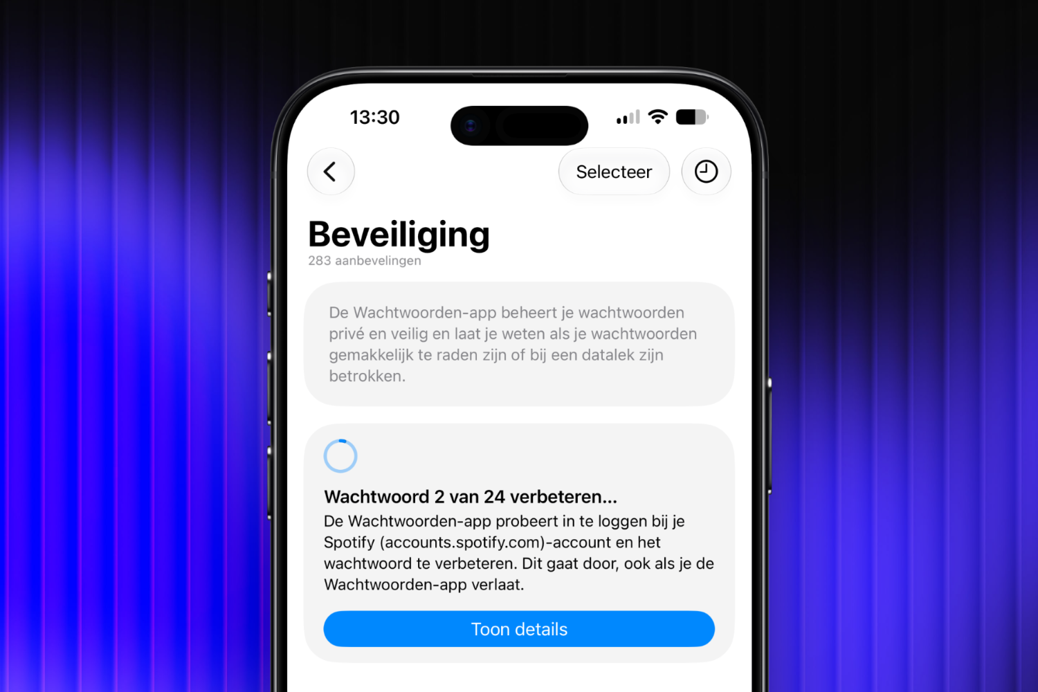 Wachtwoorden iOS 27