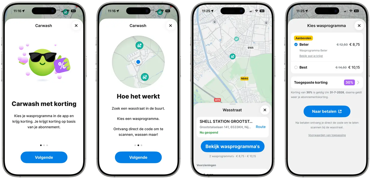 Flitsmeister wasstraat met korting