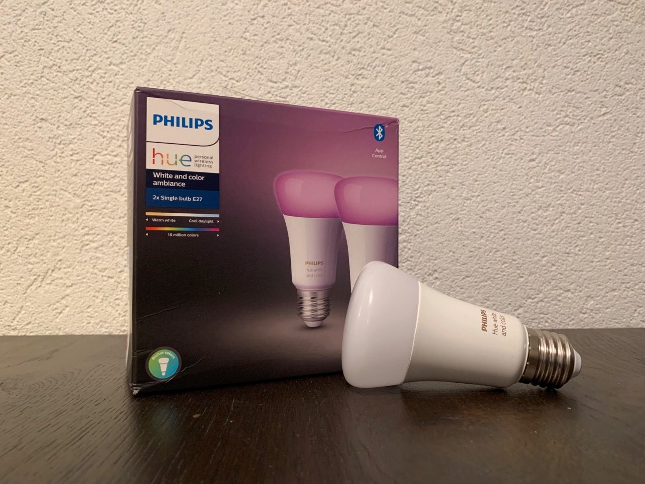 Philips Hue Bluetooth verpakking.