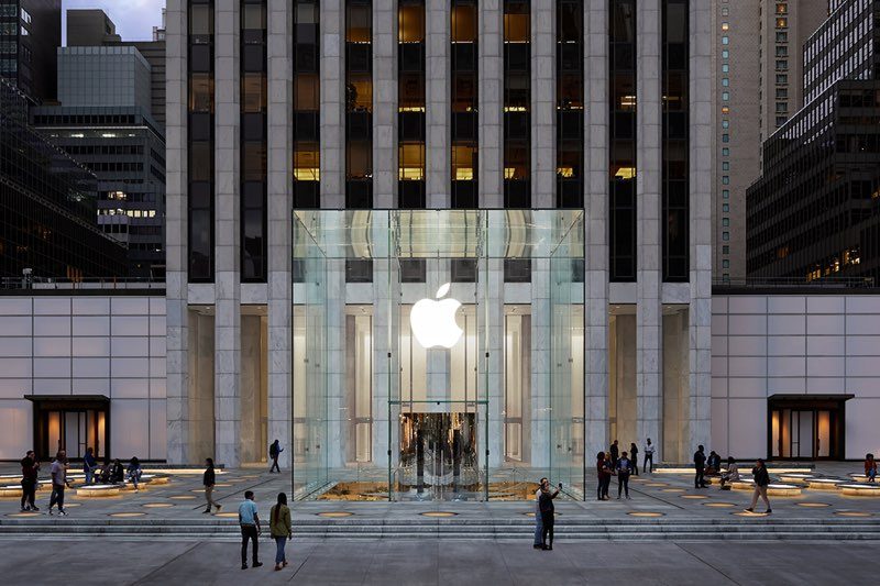 Apple Store Fifth Avenue glazen kubus