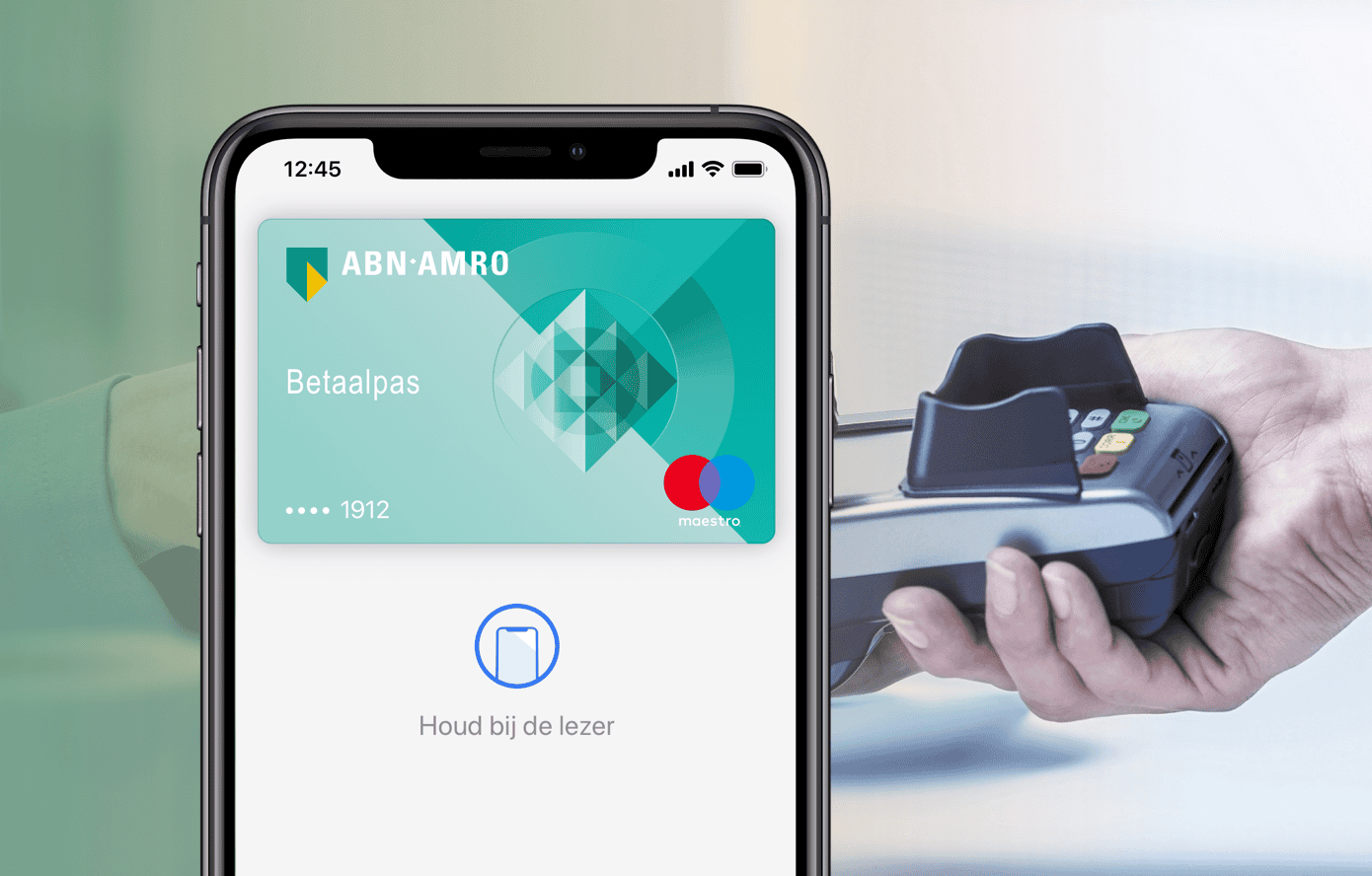 ABN AMRO kaart voor Apple Pay.