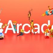 Apple Arcade logo oranje.