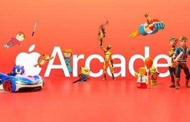 Apple Arcade logo oranje.