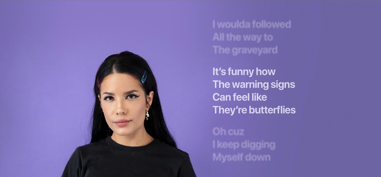 Apple Music songteksten