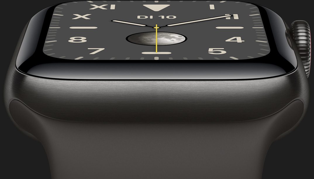 Apple Watch Edition in spacezwart