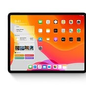 iPadOS 13 beginscherm met widgets.