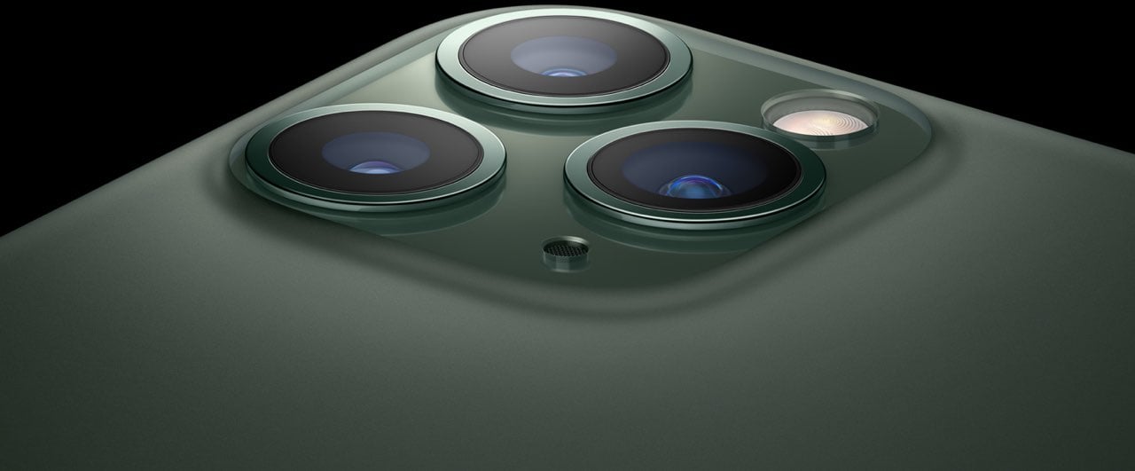 iPhone 11 Pro camerasysteem groen