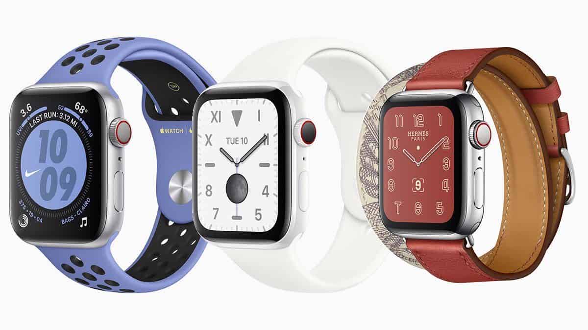 Apple Watch Series 5 modellen en materialen