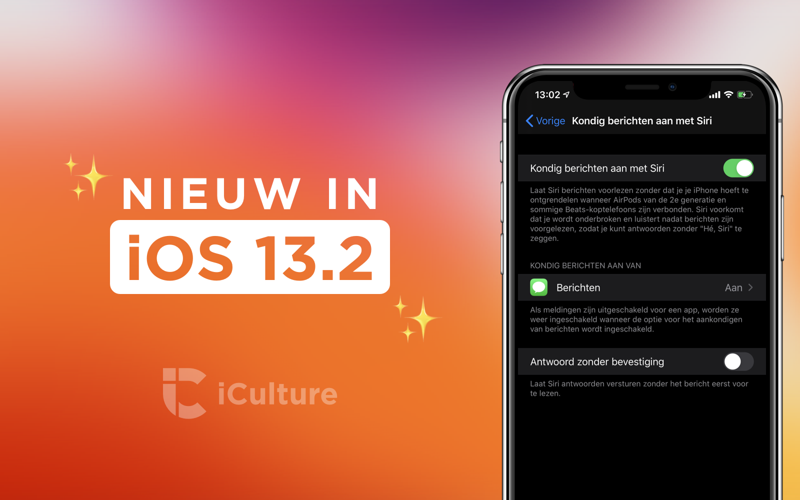 iOS 13.2 functies.