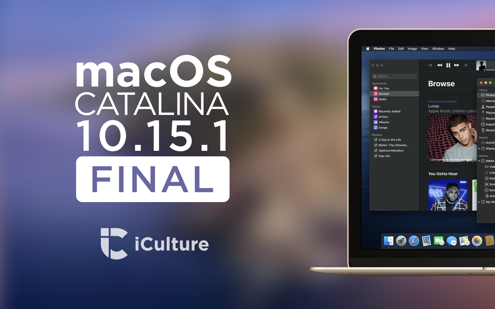 macOS Catalina 10.15.1.