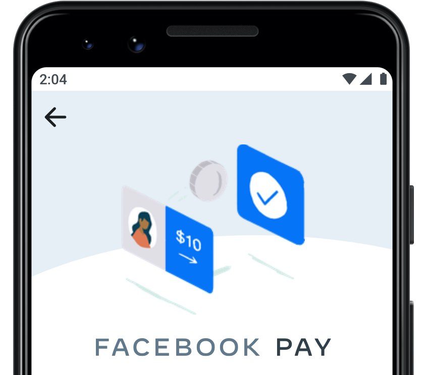 Facebook Pay interface