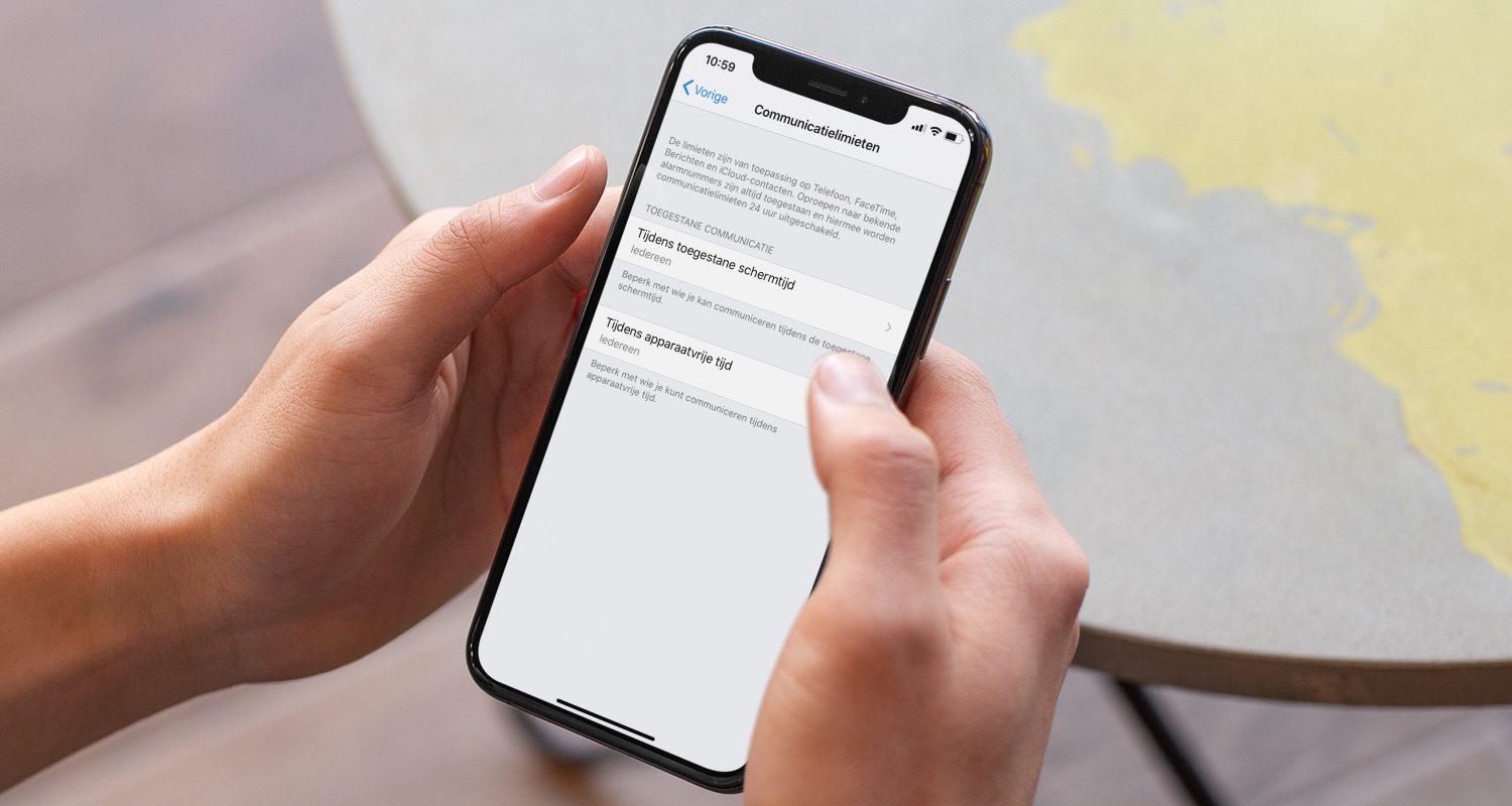 iOS 13.3 communicatielimieten.