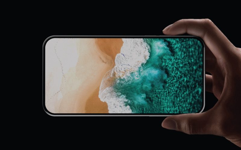 Scherm van 2020 iPhone zonder notch.