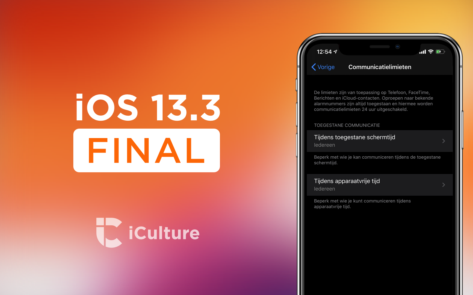 iOS 13.3 final.