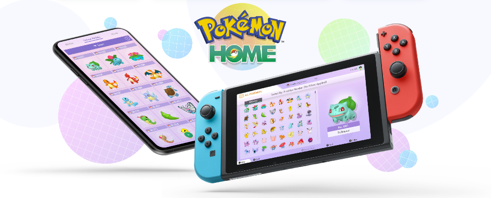 Pokémon Home app.