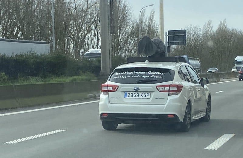 Apple Maps auto in België