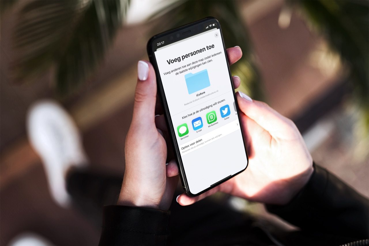 iCloud Drive map delen in iOS 13.4: een van de nieuwe functies.