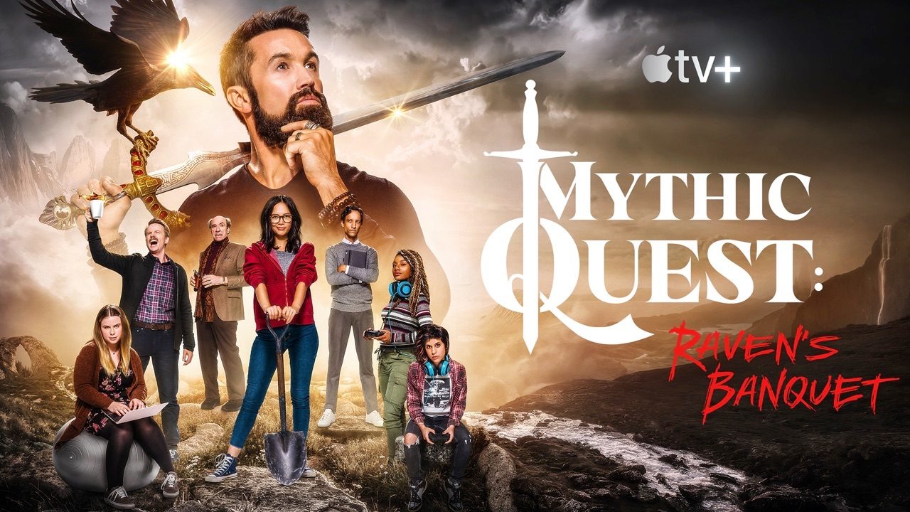 Mythic Quest Ravens Banquet op Apple TV Plus.