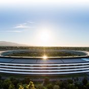 Apple Park ruimteschip hoofdkantoor Cupertino