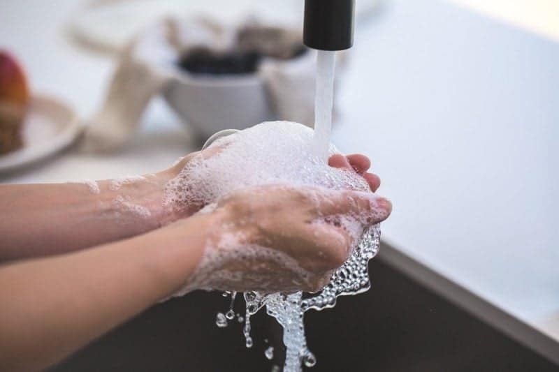 Handen wassen tegen coronavirus