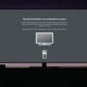 Apple TV draadloze audio synchronisatie.