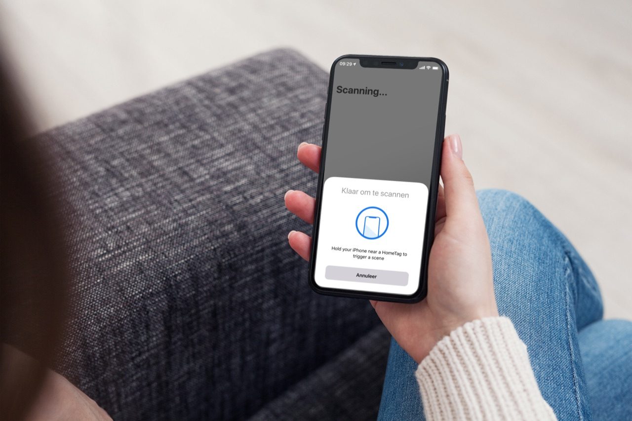 HomeTags scannen met NFC.