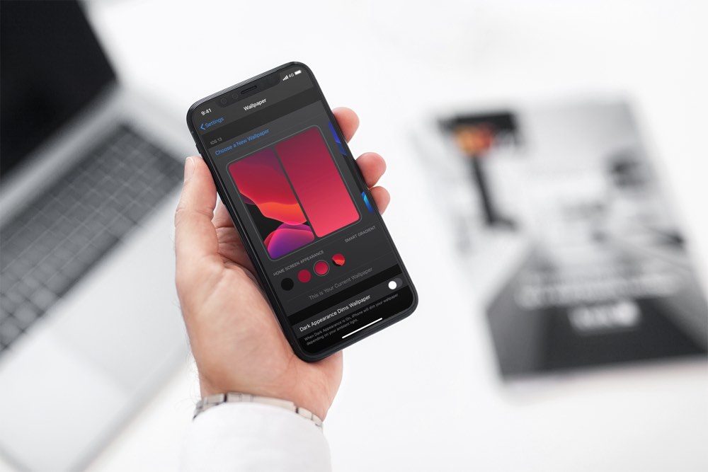 iOS 14 wallpapers met gradient