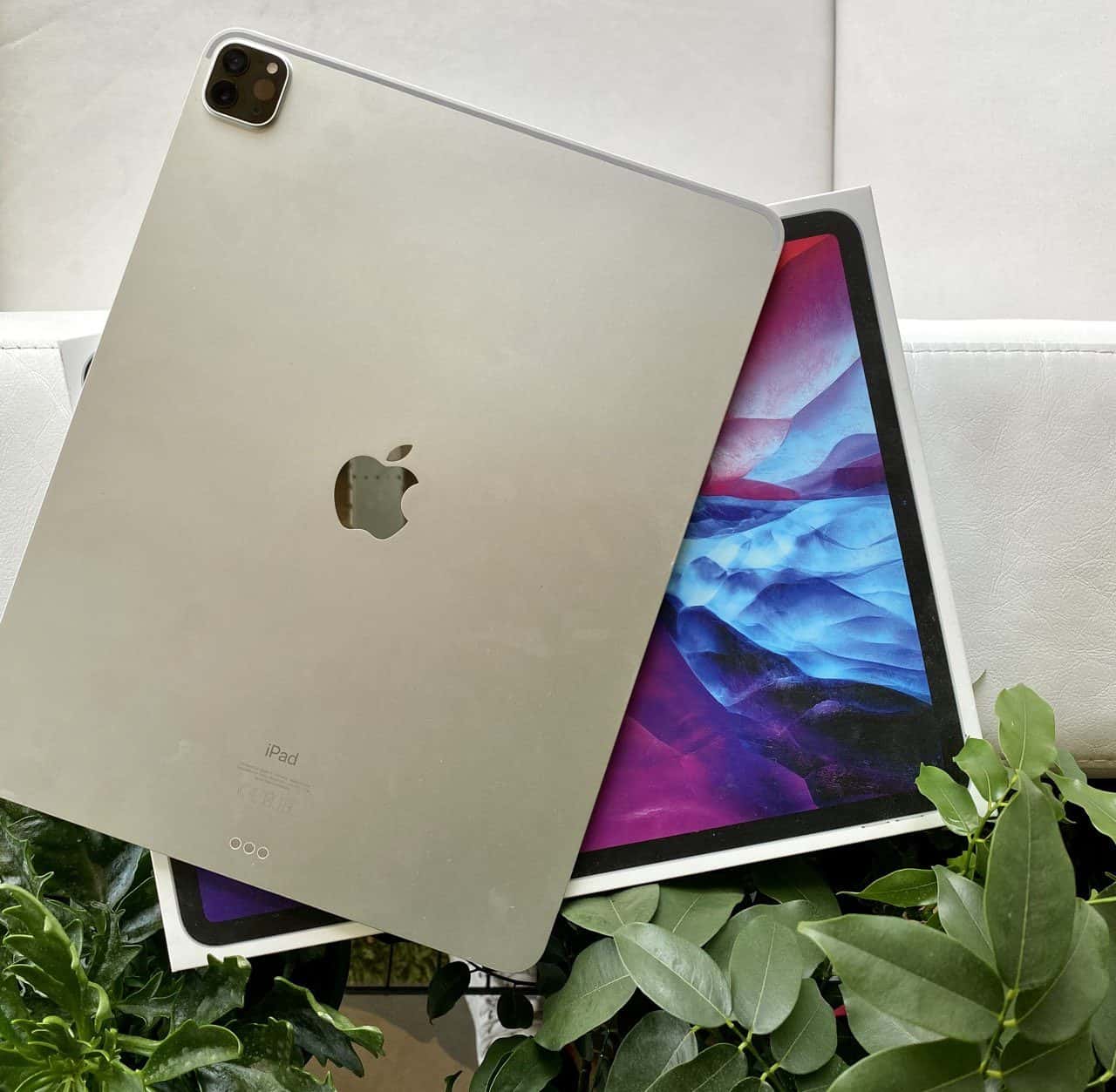iPad Pro 2020 op de doos
