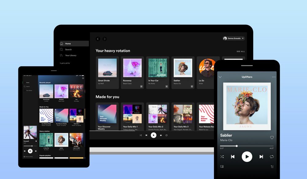 Spotify-afspeellijsten