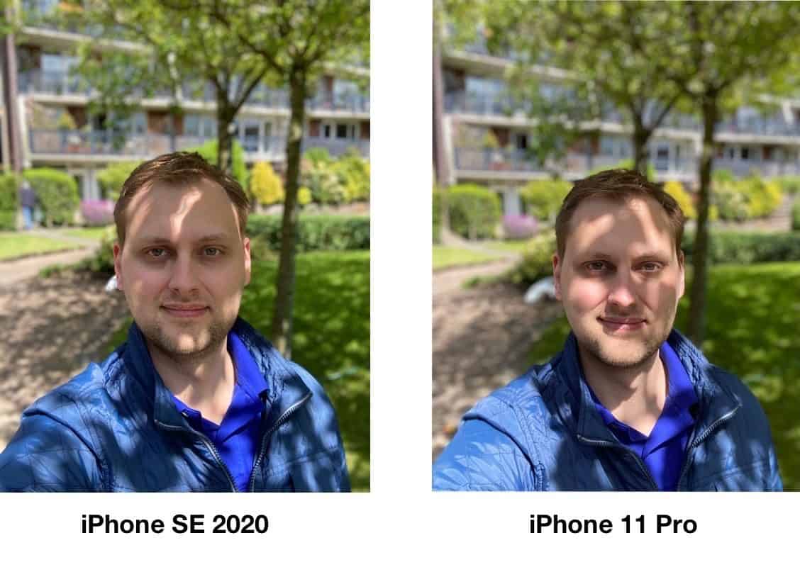 iPhone SE 2020 review: portretfoto vs iPhone 11 Pro.