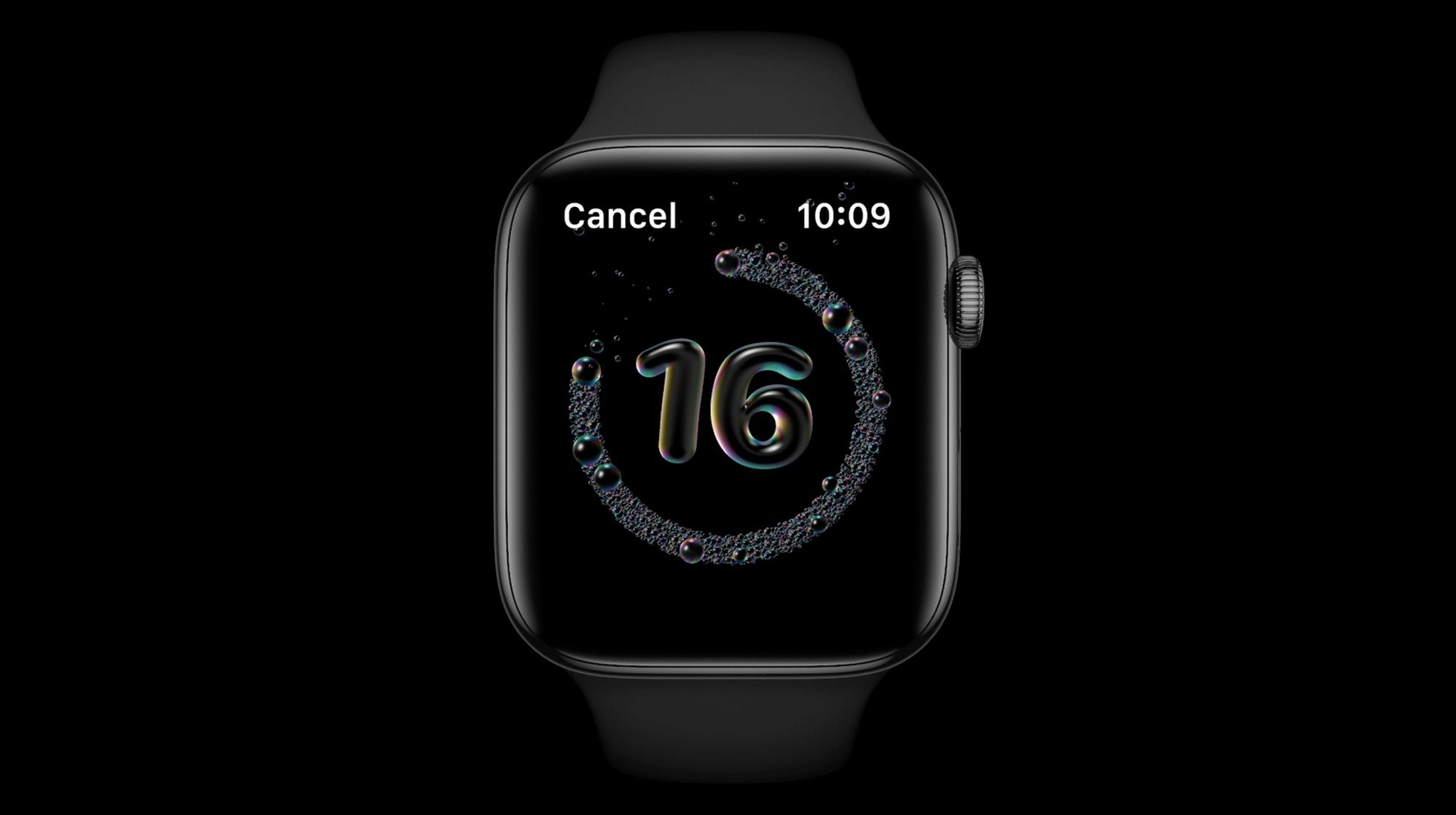 Handen wassen in WatchOS 7