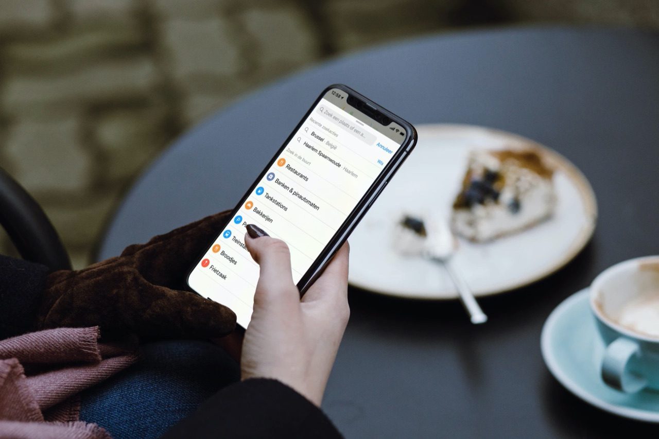 Dichtbij in Apple Kaarten.