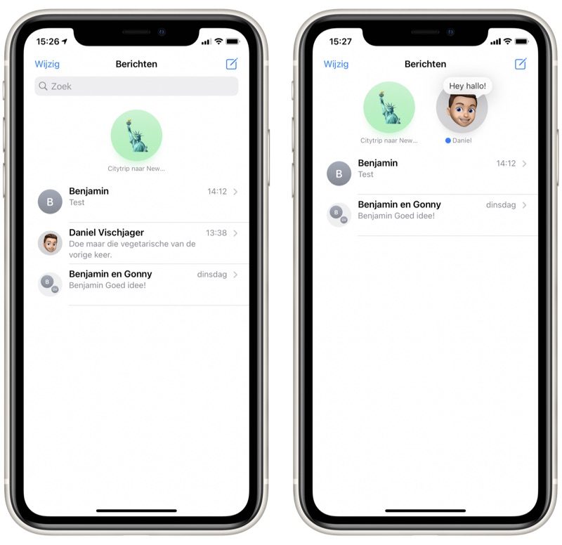 iMessage gesprekken vastzetten zo zet je je chats bovenaan