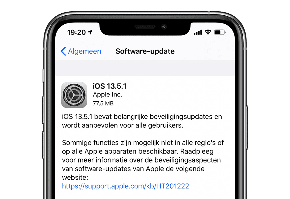 iOS 13.5.1 update