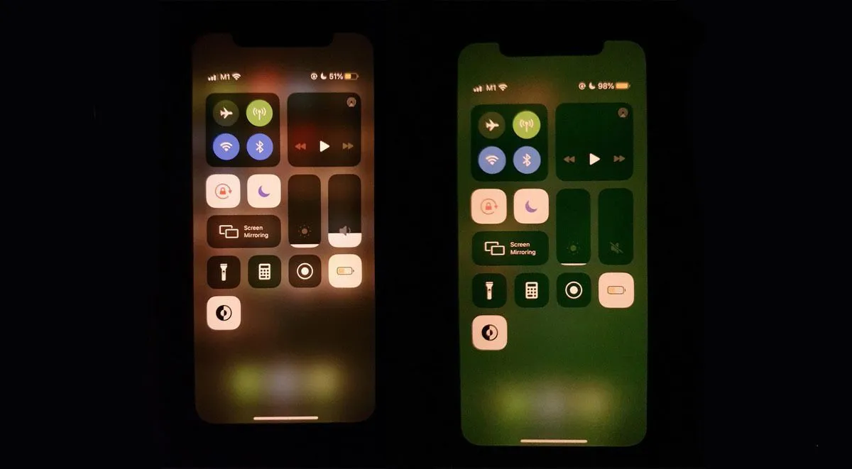 Sommige iPhone-bezitters klagen over groen scherm