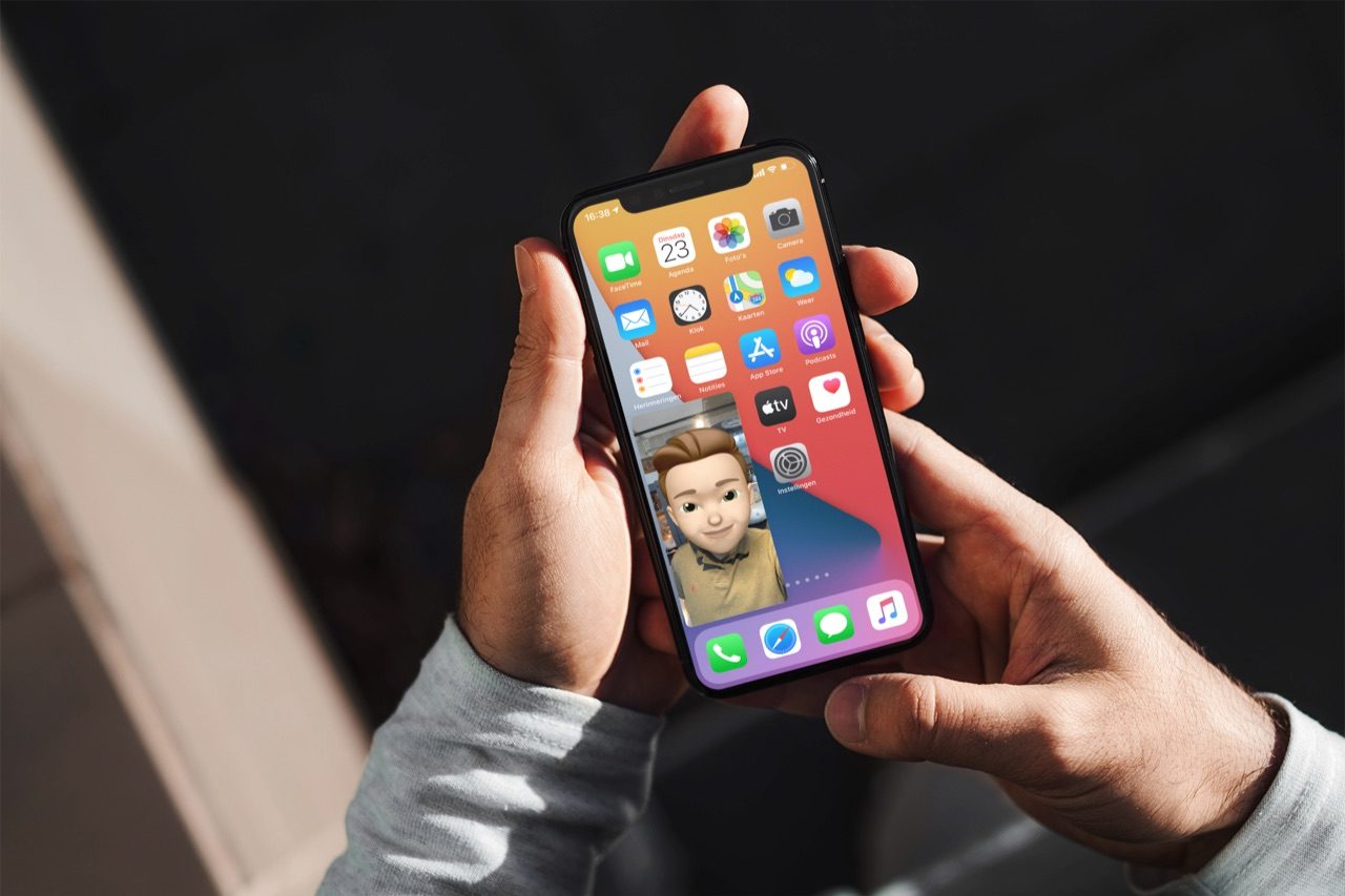 Picture in Picture op de iPhone met FaceTime.