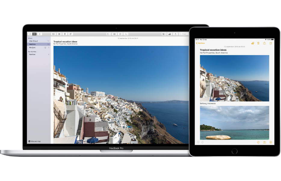 Notities-app op de Mac