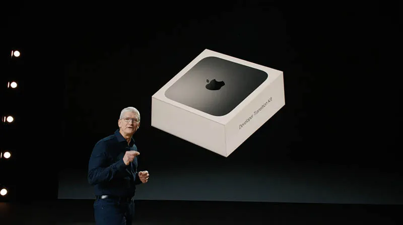 Apple’s Developer Transition Kit kost 500 dollar en bevat omgebouwde Mac mini