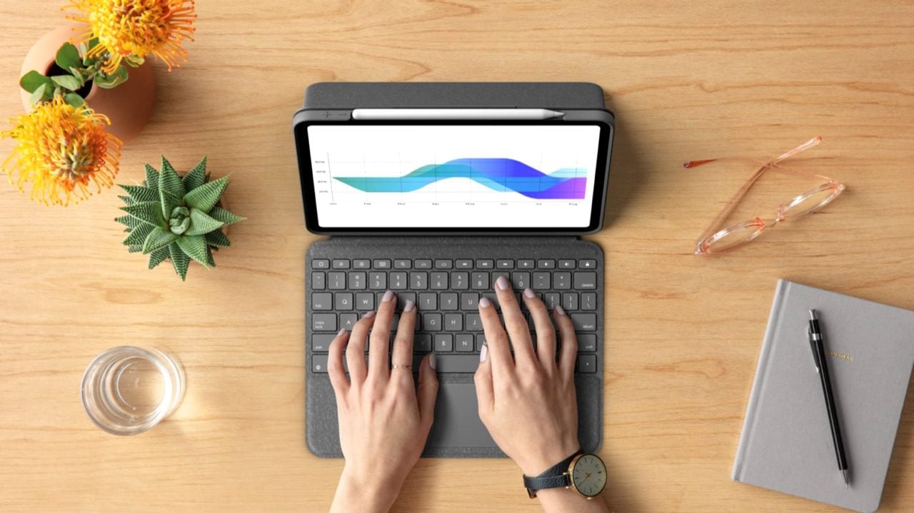 Logitech Folio Touch gebruiken