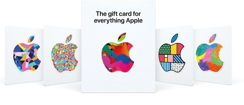 Apple cadeaukaart in de VS voor 2020.