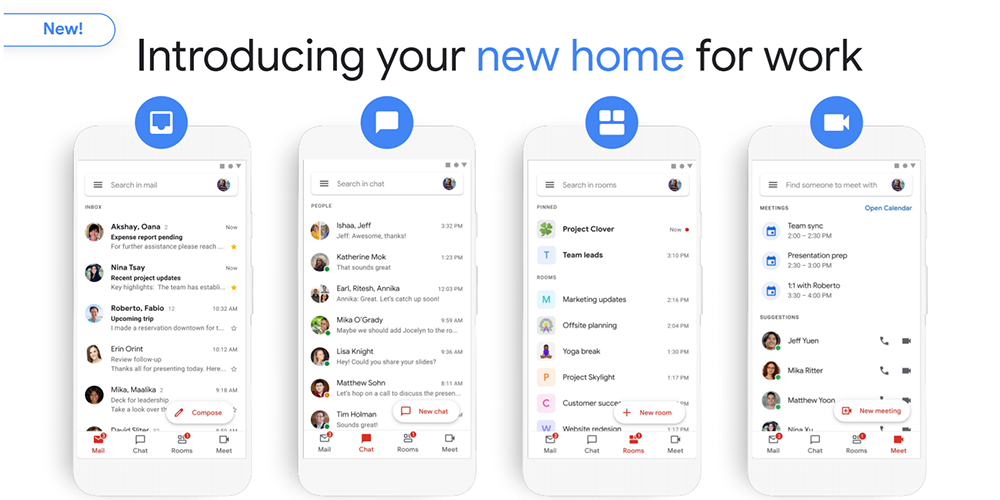 Google Gmail redesign