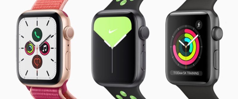 Apple Watch modellen: lineup van 2019.