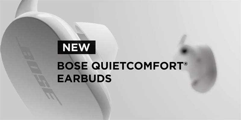 Bose QuietComfort Earbuds in wit